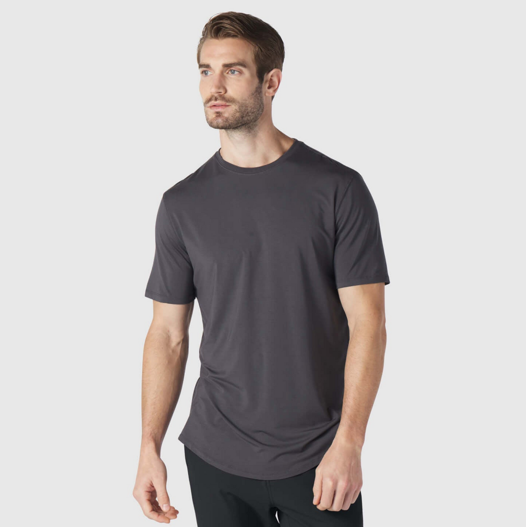 Anytime Tee -- Charcoal Gray