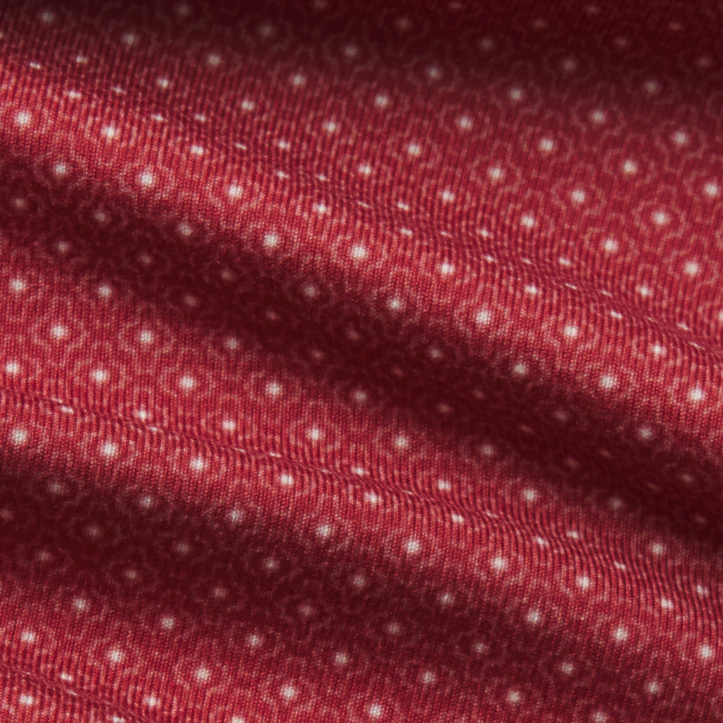 Clubhouse Performance Polo -- Red Brickline