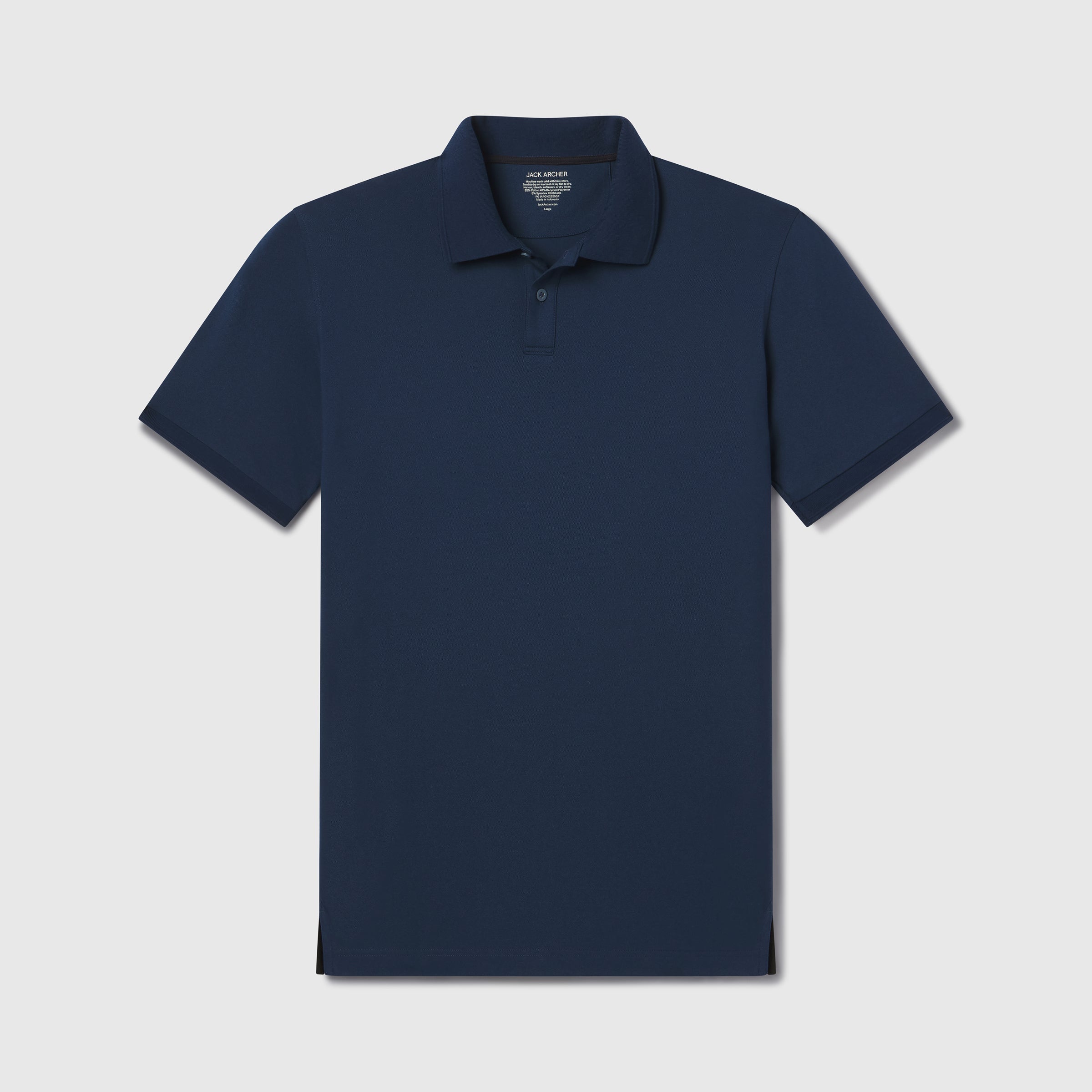 Clubhouse Pique Polo -- Tidal Blue