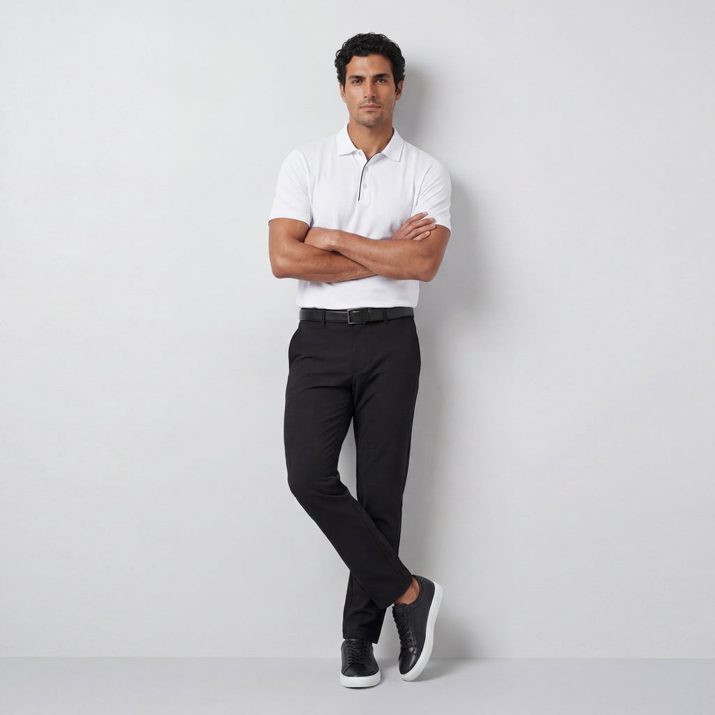 Clubhouse Performance Polo -- White Driveline