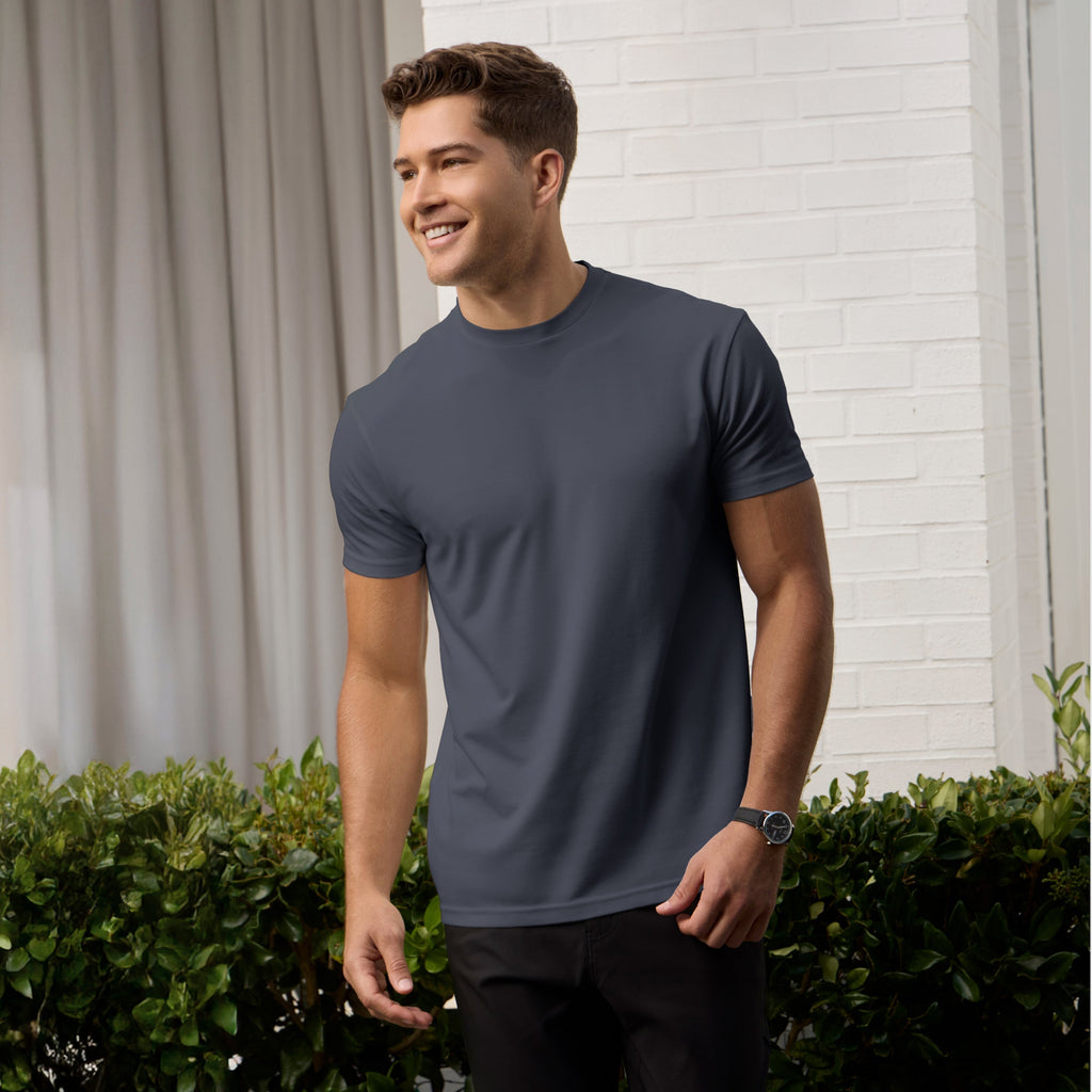 Jetsetter Tee -- Charcoal Gray