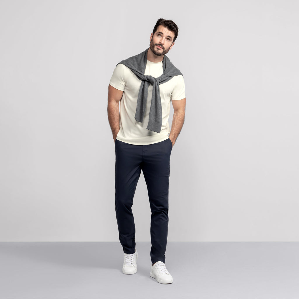 Jetsetter Tee -- Ecru