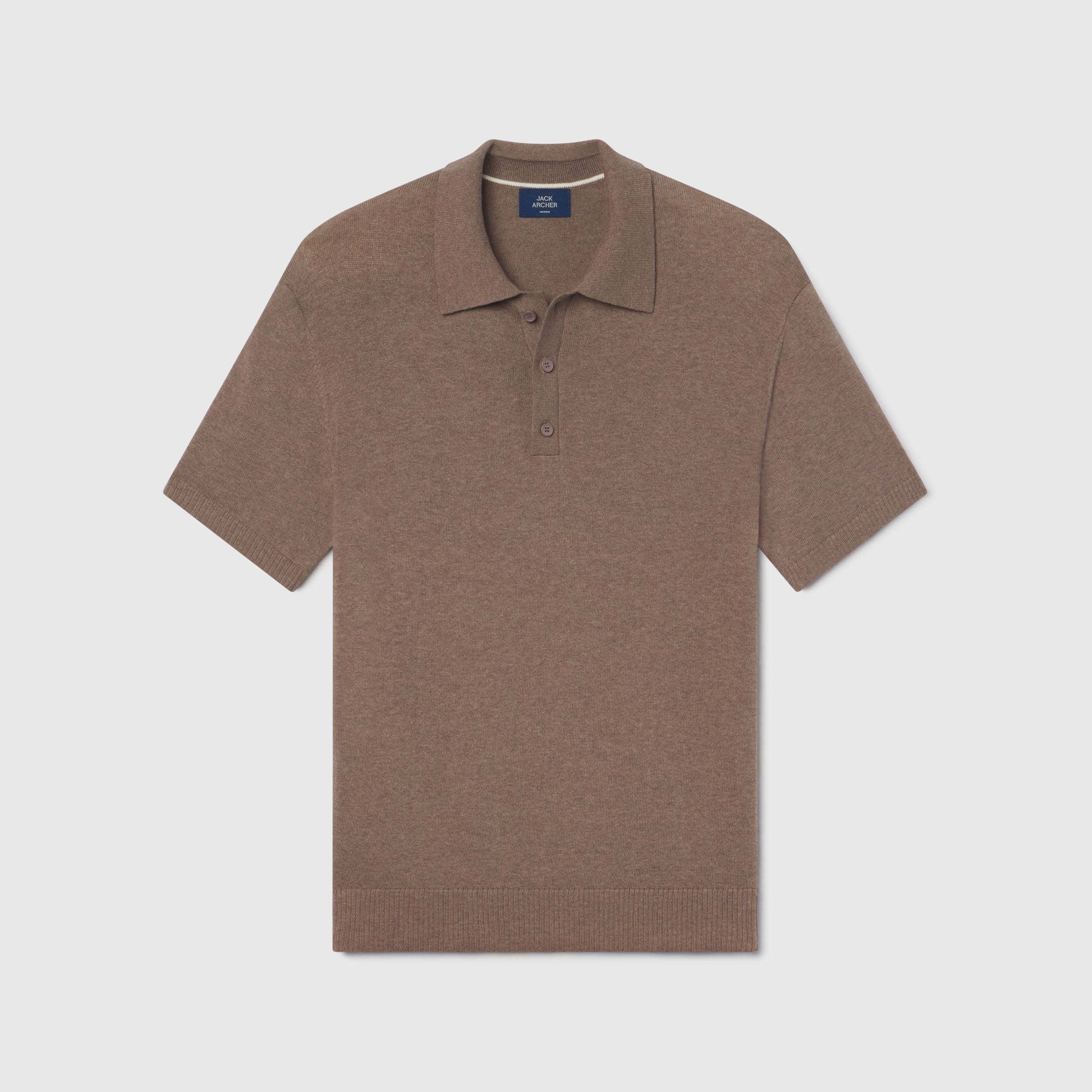 Legacy Resort Polo -- Mocha Heather